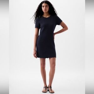 Navy blue crochet mini dress new with tags from Gap